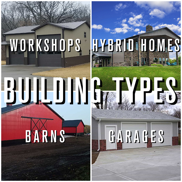 Custom built Barns, Hybrid Homes, Workshops, and garages, builders in Kansas City