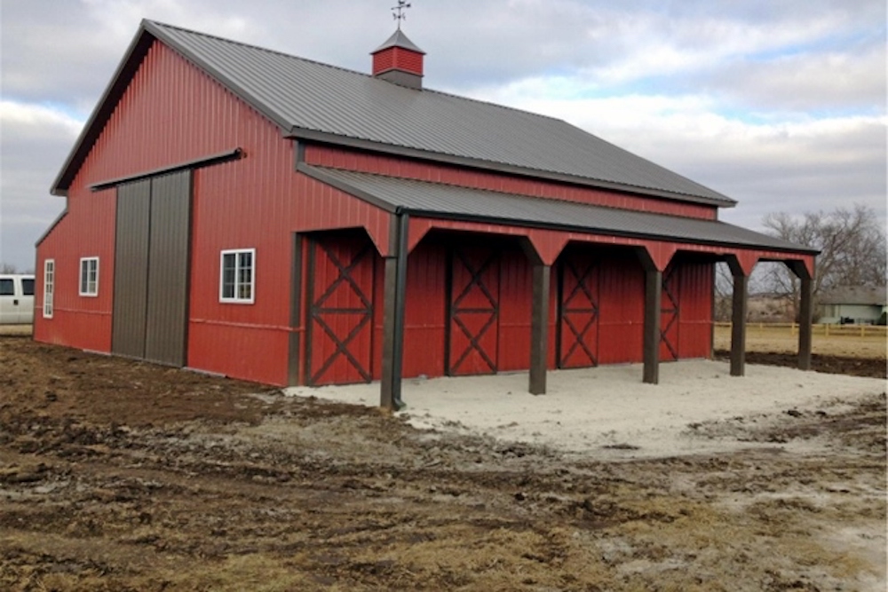 Custom Pole Barns Boss Sheds Kansas City And Johnson 